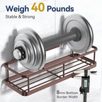 YASONIC Shower Caddy Adhesive, No Drill Bathroom Shower Organizers, - Image 3