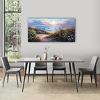 hyidecorart Blue Ocean Artwork Pictures Canvas Wall Art - Image 4