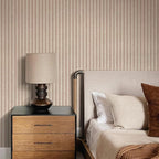 Tempaper x Charles Street Stripe Textured Removable Peel and Stick Wallpaper - Image 2