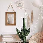 Rectangle Wall Mirror for Bathroom, Distressed White Wood Decor - Image 5