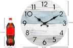 KECYET Wall Clock Silent Non-Ticking Wooden Clocks Battery Operated 18 Inch - Image 3