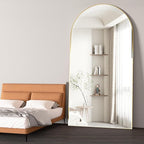 Arched Full Length Mirror Standing Mirror by NEUWEABY
