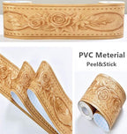 REDODECO 3D Flower Pattern Molding Peel Stick Wall Border - Image 4