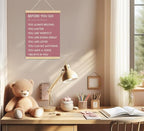 Mental Health Positive Affirmations Inspirational Wall Art Decor, Therapist - Image 2
