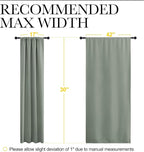 NICETOWN 2 Panels Blackout Curtains, Rod Pocket Thermal Insulated Drapes - Image 6