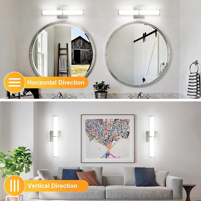 OOWOLF 17.3" Modern Vanity Light Fixture - Image 9
