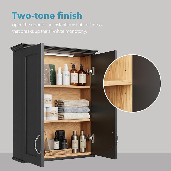 VANIRROR 23x30 Wall Mounted Bathroom Cabinet - Image 5