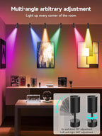 Tyute LED Spot Lights Indoor, RGB Color Changing Uplighting - Image 2