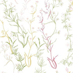 Timeet Floral Wallpaper Peel and Stick Botanical Wildflower Self Adhesive Wall by Timeet