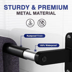 Powools Matte Black Towel Rack for Bathroom - Image 2