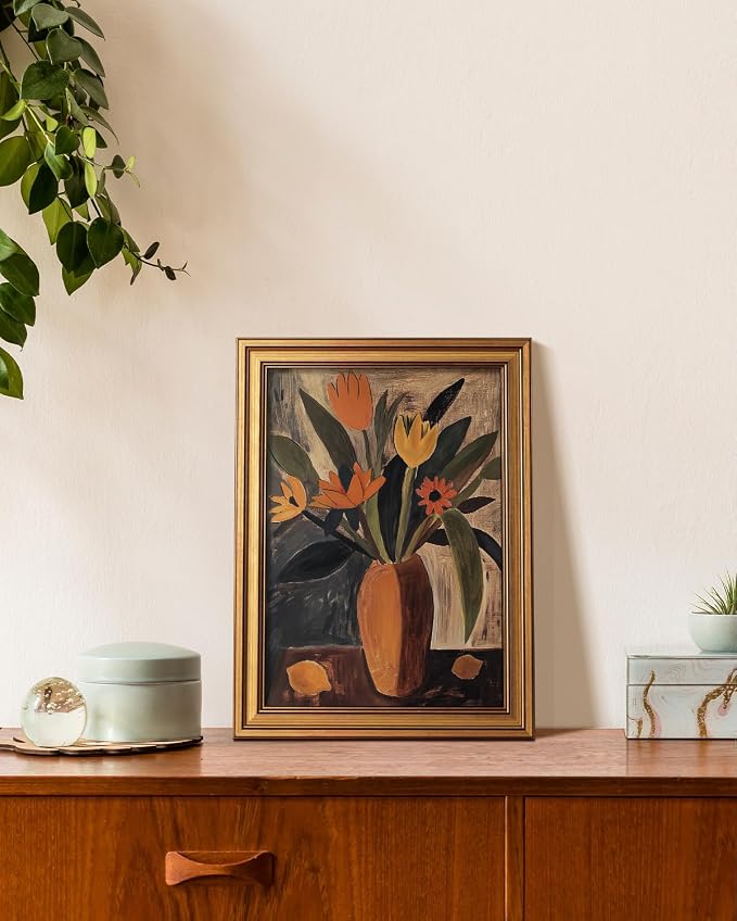 VIYYIEA Vintage Gold Framed Wall Art - Image 5