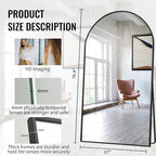 Beauty4U 76" x 37" Arched Full Length Mirror - Image 2