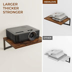 Deep Floating Shelves for Wall, 12 Inch Deep Floating Shelves Set of 3 - Image 5