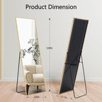 Simple Deluxe Full Length Mirror, - Image 2