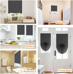 Window Blinds Cordless Blackout No Drill Cut to Size Clip On Stick On Self - Image 2