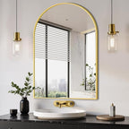 Delma Arched Bathroom Mirror, Living Room and Entryway by Delma