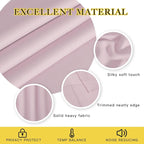 NICETOWN Room Darkening Baby Pink Curtains W100 x L84 - Image 3