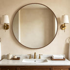 WallBeyond Round Wood Mirror by WallBeyond
