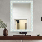 3D Floral Blue Wallpaper Border White Peony Peel and Stick Wall Border Self - Image 5