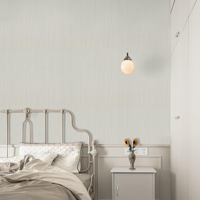 TANONE Grasscloth Peel and Stick Wallpaper 17.7'' x 197'' Self-Adhesive - Image 3