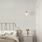 TANONE Beige Grasscloth Peel and Stick Textured Wallpaper 17.7'' x 118'' - Image 3