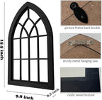 ZEXUIRU 2 Set. Rustic Wall Mirrors - Image 7
