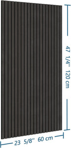 4-Piece Wood Slat Wall Panel for Interior Wall Decor Noise Cancelling 47.2" x - Image 3