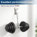 pickpiff Wall Hooks for Coat and Towel: 13LB Strong Adhesive Door Hanger Stick - Image 3