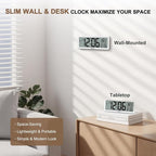 Soobest 8.5 Inch Digital Wall Clock Battery Operated - Image 6