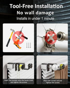 Mimiio No Drill Curtain Rod Brackets - Image 3