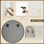 Antok 20 Inch 2PCS Round Mirror - Image 8