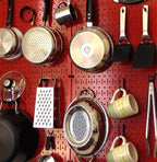 Wall Control 30-P-3232R Red Metal Pegboard Pack - Image 4