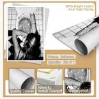 Liyark Funny Bathroom Wall Art Black and White posters Bar Disco Party prints - Image 2