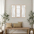 SwallowLiving 3D Layered Mandala Wood Wall Art Set of 3 – 23.6" Large Sacred - Image 3
