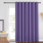 NICETOWN Blackout Lilac Purple Curtain 84 inches Long, Energy Saving Thermal - Image 2