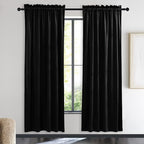 NICETOWN Insulated Black Out Velvet Curtains by NICETOWN