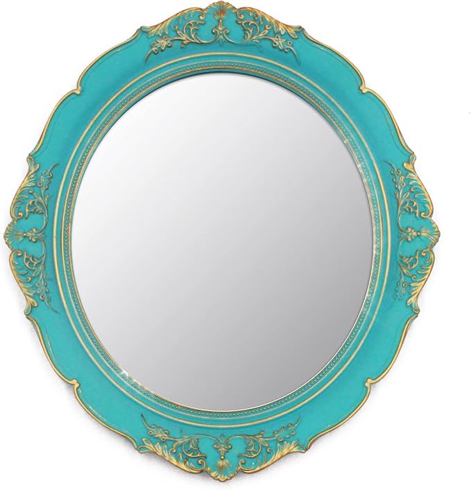 Eaoundm 13.1 x 14.8 inchs Decorative Wall Mirror, Vintage Hanging Mirrors by Eaoundm