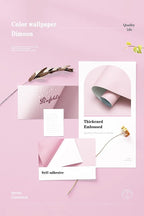 Dimoon 110''x17.7'' Pink Peel and Stick Wallpaper Contact Paper Modern Self - Image 4