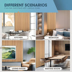 OUZUGIE WPC Acoustic Slat Wall Paneling, Living Room, TV Background, Study Room - Image 7