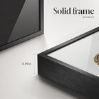 Large Framed Modern Elegant Abstract Wall Art - Image 6
