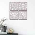 Tatuo 4 Pcs Wood Art Wall Decor Farmhouse Decorative Wood Panels Modern Wall - Image 7