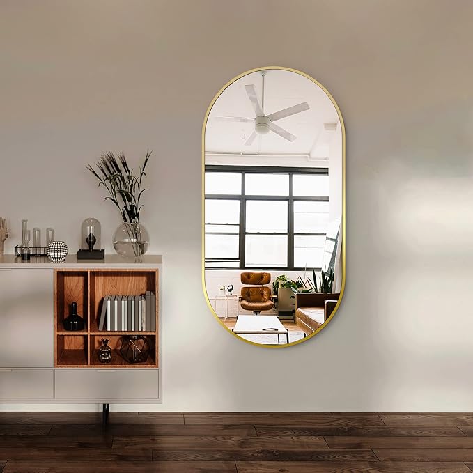 Delma Bathroom Wall Full Length Mirror - Image 2