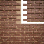 EverStone Aged Brick Faux Brick Panel, 46 7/8"W x 27"H x 1 1/4"D, Cabernet Color - Image 9