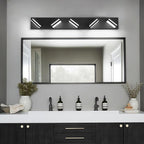 Modern LED Bathroom Lights Fixtures, Metal Black Acrylic Wall Lighting - Image 6