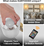 Battery Operated Wall Sconce Set of Two, Wireless Rechargeable Wall Light - Image 4