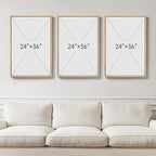 Large Framed Sage Green Abstract Wall Art - Image 3