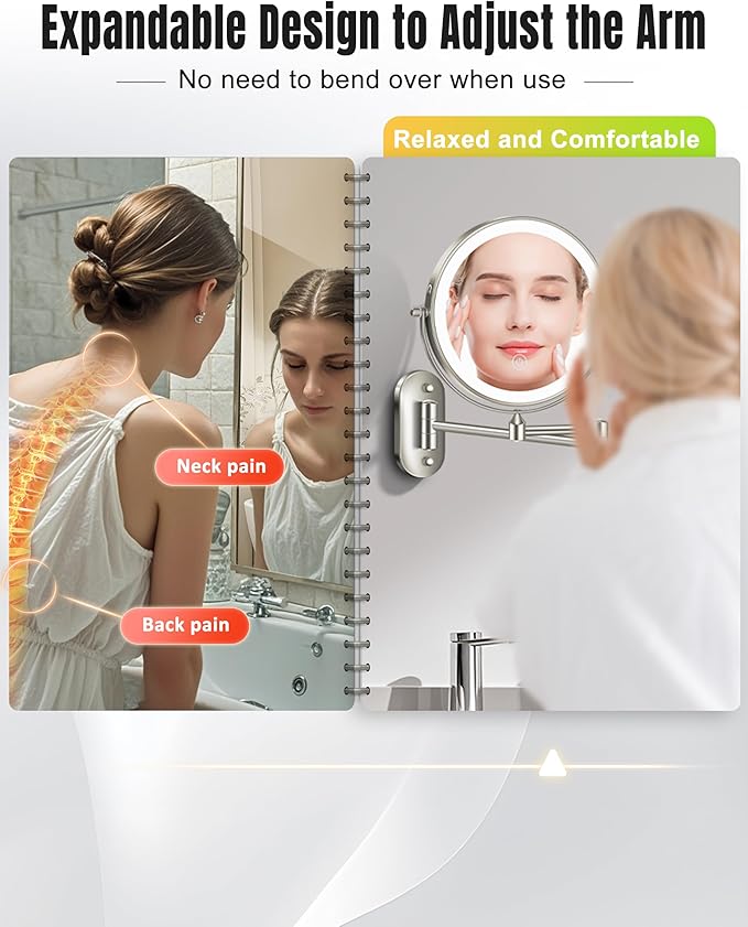 Wall Mounted Makeup Mirror - Image 4