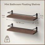 RICHER HOUSE Floating Shelves, Small Wall Shelf - Image 3