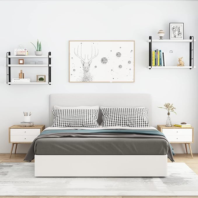 MXCSE Wall Shelves, Wall Mounted Bookshelves, DIY Floating Shelves - Image 5