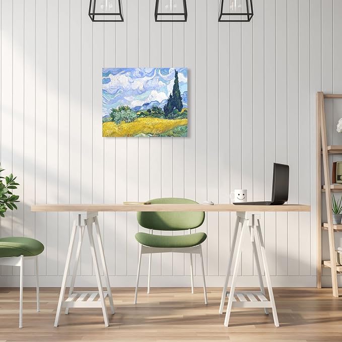 Van Gogh Canvas Wall Art: Wheat Field - Image 5